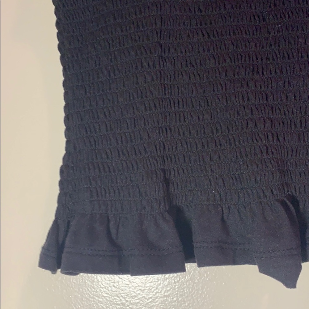 Justify Black Ruffle Tank Top - Picture 3 of 3